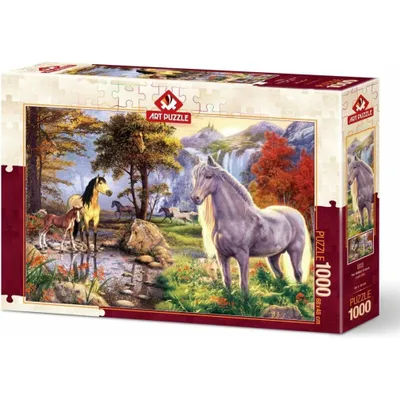 Image de ART PUZZLE Puzzle Chevaux cachés 1000 pièces