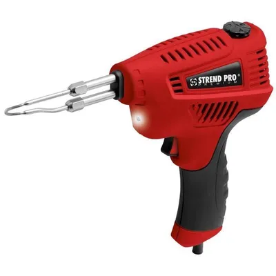 Zdjęcie produktu dla Pistolet lutowniczy z regulacją temperatury, transformator, 200W STREND PRO