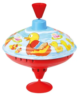 Image de Toupie bourdonnante LENA Motif petits canards 16cm