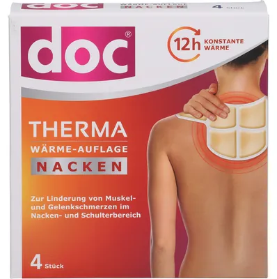 Immagine prodotto di Doc Therma cuscinetto termico per il collo per alleviare i dolori muscolari e articolari, 4 pz