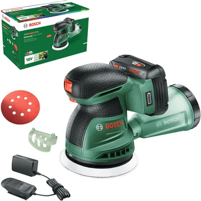 Obrázek produktu pro Bosch UniversalOrbit 18V-20, Vibrační bruska, Černá, Zelená, 10000 oscilací/min, 23000 oscilací/min, 1 mm, 5,5 m/s²