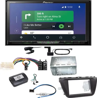 Produktbild von Pioneer AVH-Z9200DAB Android Auto Carplay USB Einbauset für Suzuki SX4 S-Cross