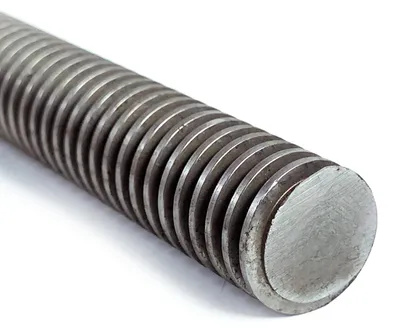 Immagine prodotto di Vite trapezoidale 28x5, passo destro, acciaio C45, lunghezza 1 metro