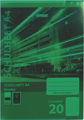 Produktbild von STYLEX Heftumschlag - DIN A4  - PP - transparent-grün