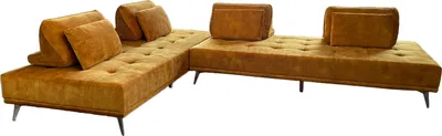 Produktbild von KAWOLA Sofa WIOLO Ecksofa velvet cognac