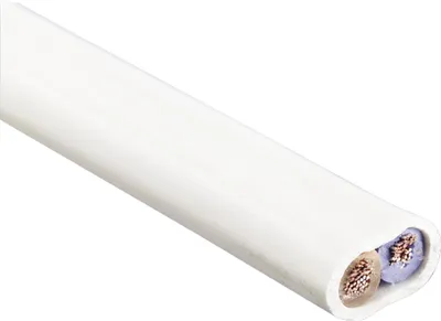 Produktbild von Zuleitungskabel (Elektroinstalation) Kabel 2-polig, 2x 0,75/HO3VH-H L 10m weiß