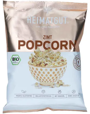 Produktbild von Heimatgut Popcorn Zimt 30g