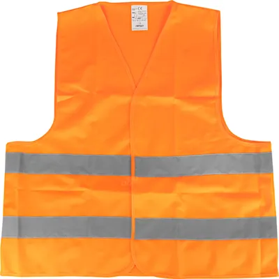 Produktbild von Warnweste reflektierend orange XL mit Zertifikat AMIO-01735