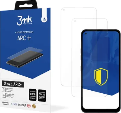 Produktbild von 3mk Display Schutzfolie ARC+ für LG Q61  0,17mm Self-Heal (2 Stück)