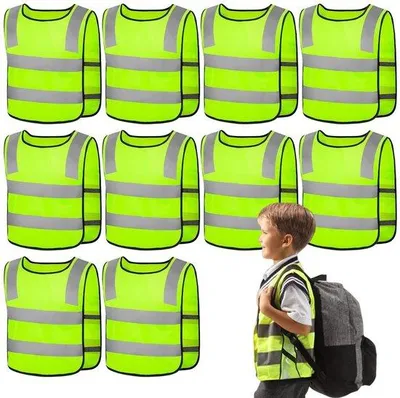 Productafbeelding van Set van 10 Reflecterende Veiligheidsvesten voor Kinderen