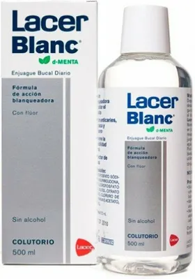 Image de LACERBLANC Bain de bouche à la menthe 500ML