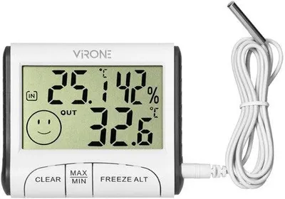 Obrázok produktu pre Meteorologická stanica Enzo Chacon s bezdrôtovým vonkajším senzorom + barometer, farba 8150190