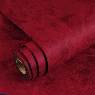 Obrázok produktu pre Samolepiaci papier Velur 40 x 500 cm, červený