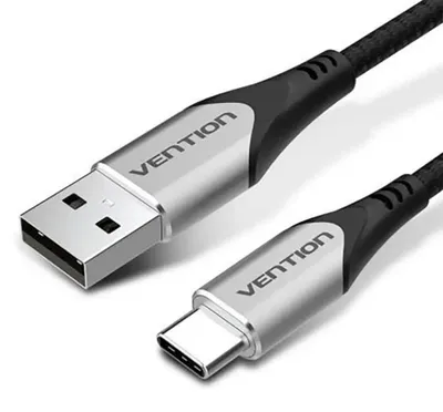 Productafbeelding van Vention CODHI, 3 meter, USB-A, USB-C, USB 2.0, 0,48 Gbit/s, aluminium, zwart