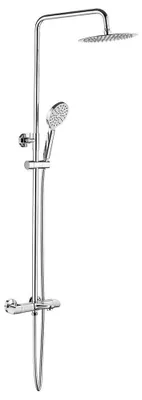 Produktbild von Ibergrif M21810 Duscharmatur Komplettset, Duschsystem mit Thermostat, Duschgarni