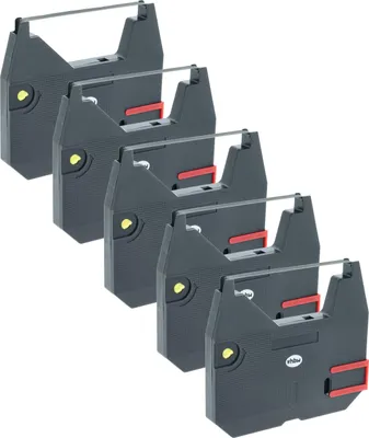 Produktbild von vhbw 5x Farbband Schriftband kompatibel mit Brother WP75, WP95, WP80, WP85 Nadeldrucker, Bondrucker - Schwarz