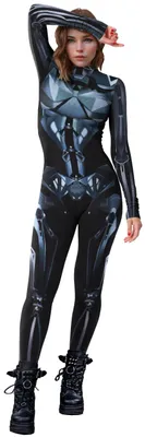 Immagine prodotto di Solidchoice - Costume da scheletro per Halloween, modello da donna