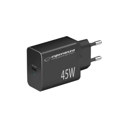 Produktbild von Esperanza EZC108K Netzladegerät 45W Schwarz