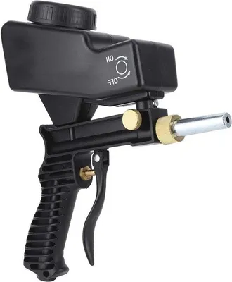 Produktbild von Famanu Sandstrahlpistole verstellbar - Tragbare Sandstrahlmaschine (schwarz)