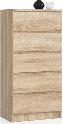 Image de raumhirsch : Commode haute de 60 cm avec 5 tiroirs.
raumhirsch : Meuble buffet, armoire ou console de 121 cm de hauteur et 40 cm de largeur