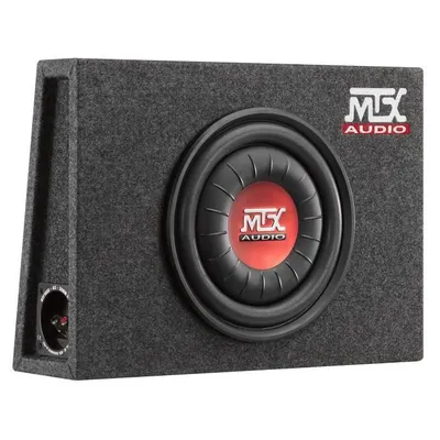 Produktbild von MTX Clos Subwoofer, 900 W Spitzenleistung, 29-300 Hz, schlankes Design, 34x48x13 cm
