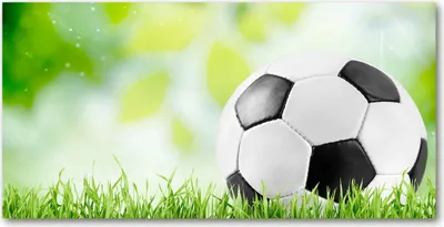 Produktbild von Tulup Glas-Bild -140x70- Wandkunst Dekorative Wand für Küche & Wohnzimmer - Sport - Fußball - Grün