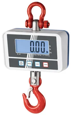 Immagine prodotto di Bilancia sospesa, capacità di pesatura 60 kg, incrementi di pesatura 20 g, incl. telecomando