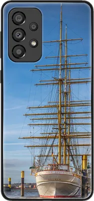 Produktbild von König Design Hülle kompatibel mit Samsung Galaxy A33 5G Kunststoff Soft Handyhülle - Handy Case Segelboot