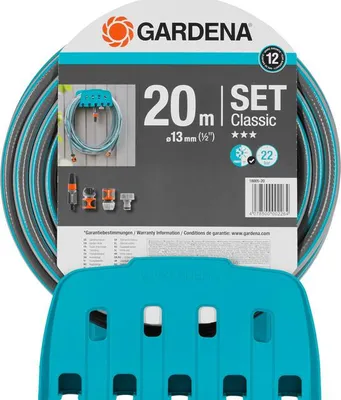Produktbild von Gardena 18005-50, 20 m, Über Boden, Blau, 1,3 cm, 1/2"