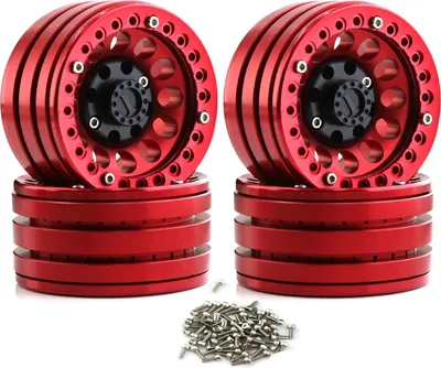 Obrázek produktu pro 4ks hliníkových slitinových kol 1,9 palcový náboj kola náhradní pro Axial Scx10 Rr10 Wraith 90048 90018 Trx4 D90 1/10 dálkově ovládané auto