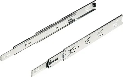 Produktbild von Schubladenschiene Vollauszug 250 mm chromatiert 9118107 2 Stück