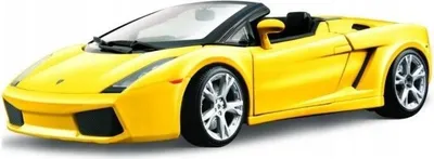 Zdjęcie produktu dla Lamborghini Gallardo spyder yellow 1:18 BBURAGO