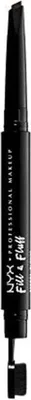 Produktbild von NYX PMU 800897188023, Taupe, Taupe, 1 Stück(e), For most recent ingredient list, please refer to packaging. Microcrystalline Wax/Cera..., Fill and define brows using the pencil end, and fluff and blend with the brush end., 0,2 g