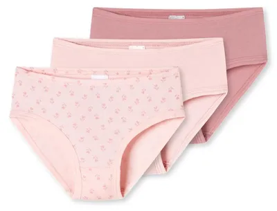 Produktbild von Schiesser Mädchen 3 Pack Slips Unterwäsche Feinripp - Größe 92 bis 140