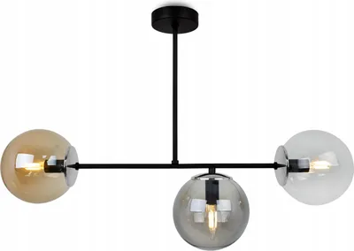 Produktbild von Deckenlampe Hängelampe Kronleuchter Loft elegant mit Glaskugeln