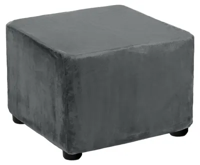 Sitzsack-Hülle, elastisch, 33-45 cm, dunkelgrau