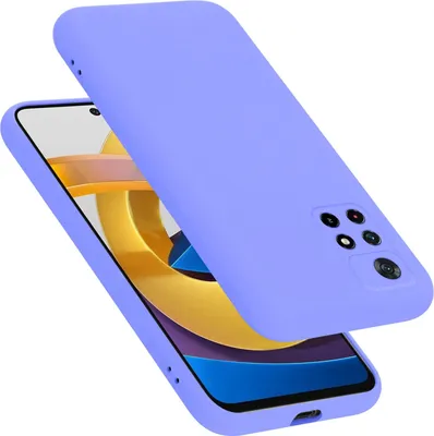 Produktbild von Cadorabo Schutzhülle für Xiaomi POCO M4 PRO 5G Hülle in Lila Handyhülle Case Cover TPU Etui