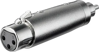 Zdjęcie produktu dla Goobay 27455, XLR, RCA, Srebrny