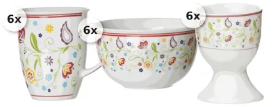 Produktbild von Frühstücks-Set 18 tlg. Doppio Shanti