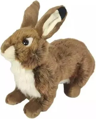 Zdjęcie produktu dla Królik maskotka pluszowy brązowy 28 cm