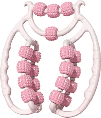 Produktbild von Beinmassagerolle, Anti-Cellulite-Lymphdrainage, Tiefengewebetherapie, Oberschenkel, Arm, Rücken, Schulter, Muskelentspannung, Massagegerät mit 13/20 Rollen