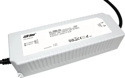 Immagine prodotto di Trasformatore LED 200W 8,3A 24V alimentazione IP67 Trasformatore impermeabile per illuminazione lampadine LED