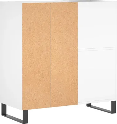 Produktbild von vidaXL Plattenschrank Weiß 84,5x38x89 cm Holzwerkstoff