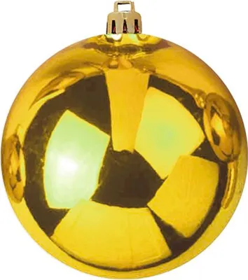 XL Dekokugel 30cm - Baumkugel - gold glänzend - Innen&amp;Außen - robustes Polyethylen