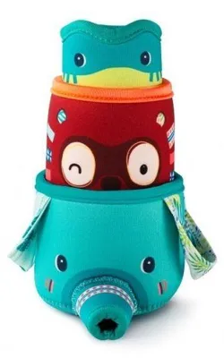 Image de Lilliputiens 3 gobelets de bain jungle