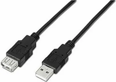 Produktbild von Nanocable 10.01.0203-bk Usb Cable 1.8 M 2.0 Usb A Black