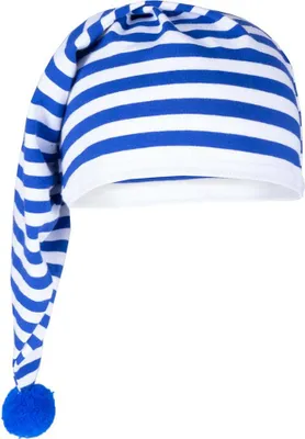 Produktbild von Zipfelmütze Erwachsene blau weiß