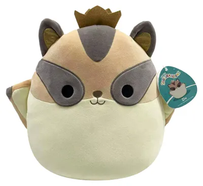 Produktbild von Jazwares SQK3273 - Squishmallows - Ziv der Fluggleiter mit Krone - 30 cm (12") - Kuscheltier Plüschtier
