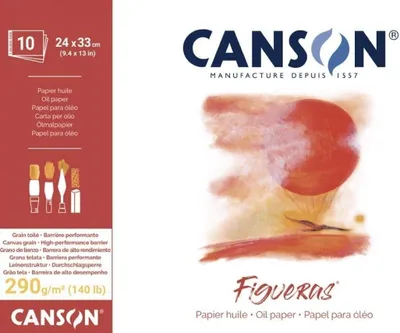 Zdjęcie produktu dla CANSON C200857221 Podkład do rysowania CANSON "Figueras", 330 x 240 mm, 290 g/m²