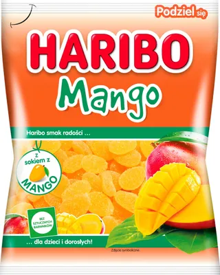 Zdjęcie produktu dla Haribo Żelki o smaku Mango 160 g